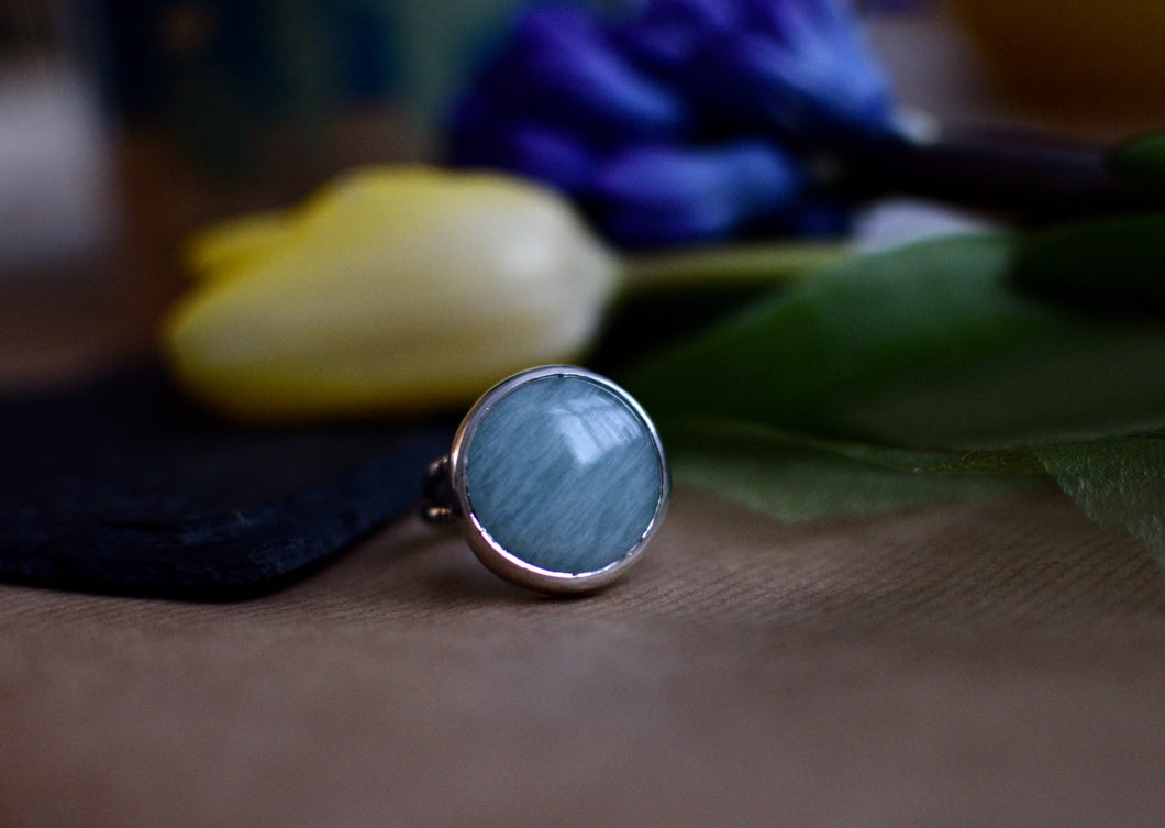 Amazonite Sterling Silver Ring